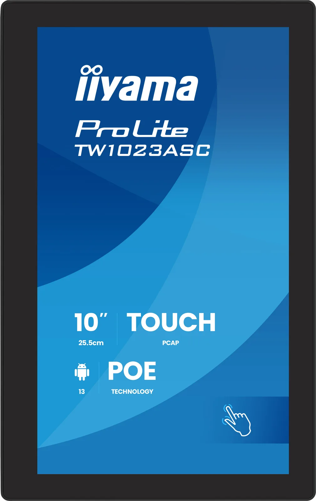 Iiyama ProLite TW1023ASC-B3P - Android-PC - Touchscreen-PC - 1 RK3568 - RAM 4 GB - SSD - 1GbE - WLAN, Bluetooth - 10.1, Ansicht 4