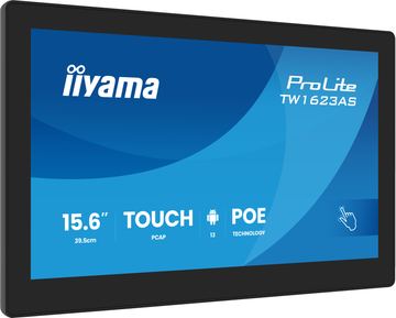 Iiyama ProLite TW1623AS-B3P - Android-PC - Touchpanel-PC - 1 RK3568 - RAM 4 GB - SSD - 1GbE - WLAN, Bluetooth - 15.6