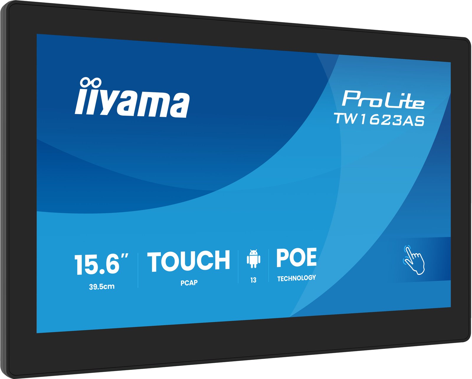 Iiyama ProLite TW1623AS-B3P - Android-PC - Touchpanel-PC - 1 RK3568 - RAM 4 GB - SSD - 1GbE - WLAN, Bluetooth - 15.6