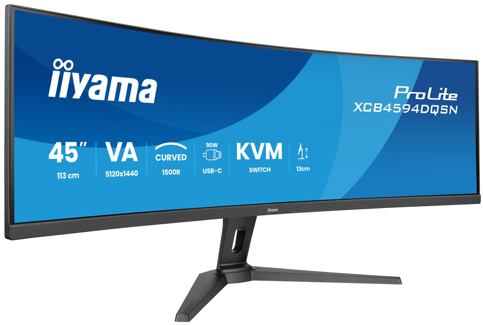 Iiyama ProLite XCB4594DQSN-B1 - LED-Monitor - gebogen - 114.3 cm (45)