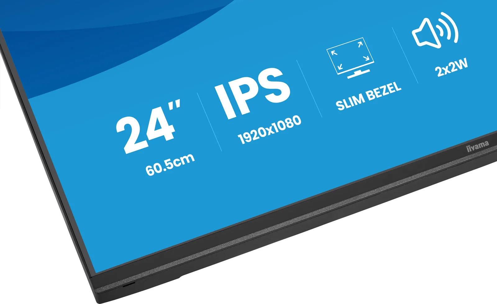 Iiyama X2497HSU-B1 4 24 LCD Full HD IPS Black - Flachbildschirm (TFT/LCD) - 60,5 cm, Ansicht 4