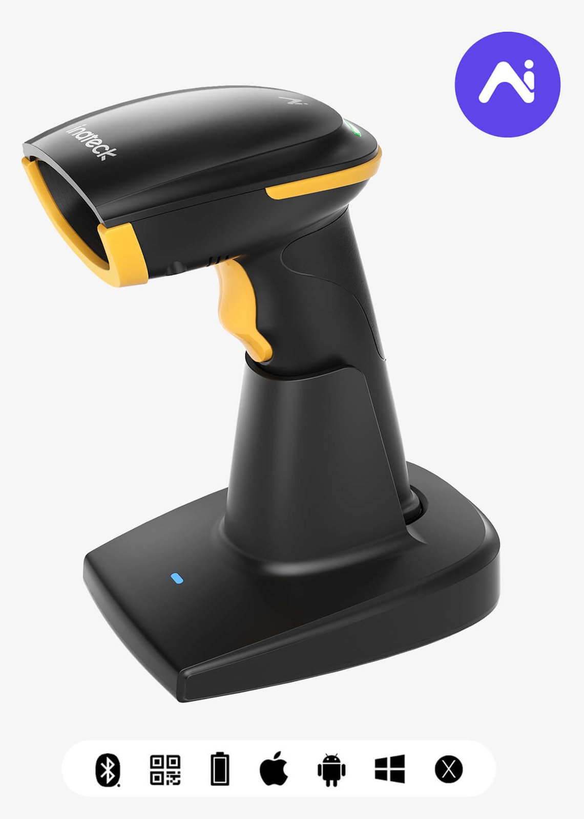 Inateck Barcodescanner 36 black[BCST-36_black] - Barcode-Scanner