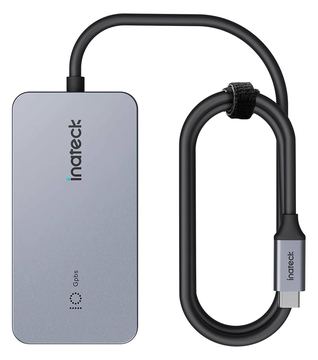 Inateck HB2027 - USB 3.2 Gen 2 Type-C - HDMI - USB 3.2 Gen 2 Type-A - USB 3.2 Gen 2 Type-C - MicroSD (TransFlash) von LumaTech