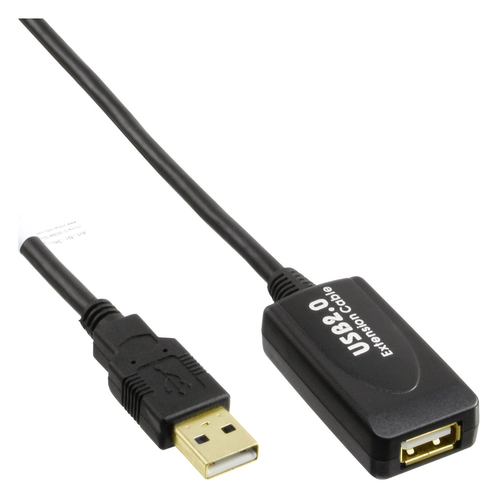 InLine USB 2.0 Aktiv-Verl. - mit Signalverstärkung Repeater - ST A / BU A - 15m