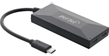 InLine USB 3.2 Gen.1 Hub - USB-C zu 2 Port USB-C und 3 Port USB-A - ohne PSU von LumaTech