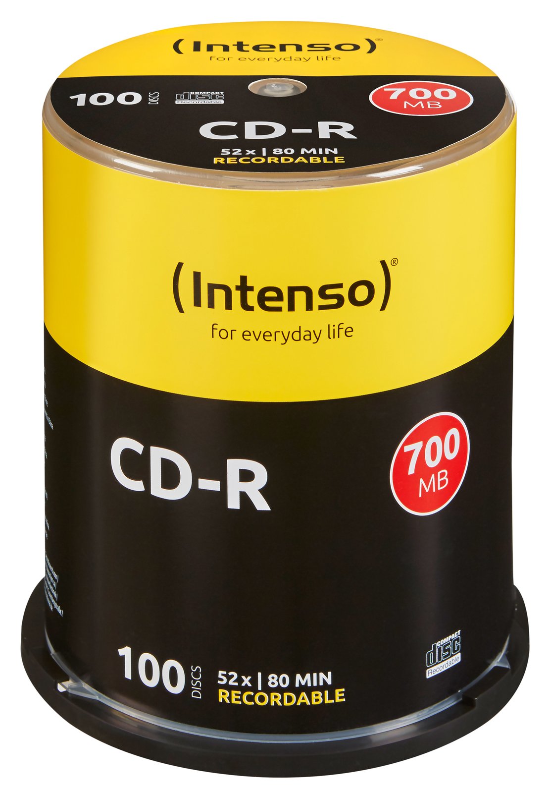 Intenso 100 x CD-R - 700 MB (80 Min) 52x