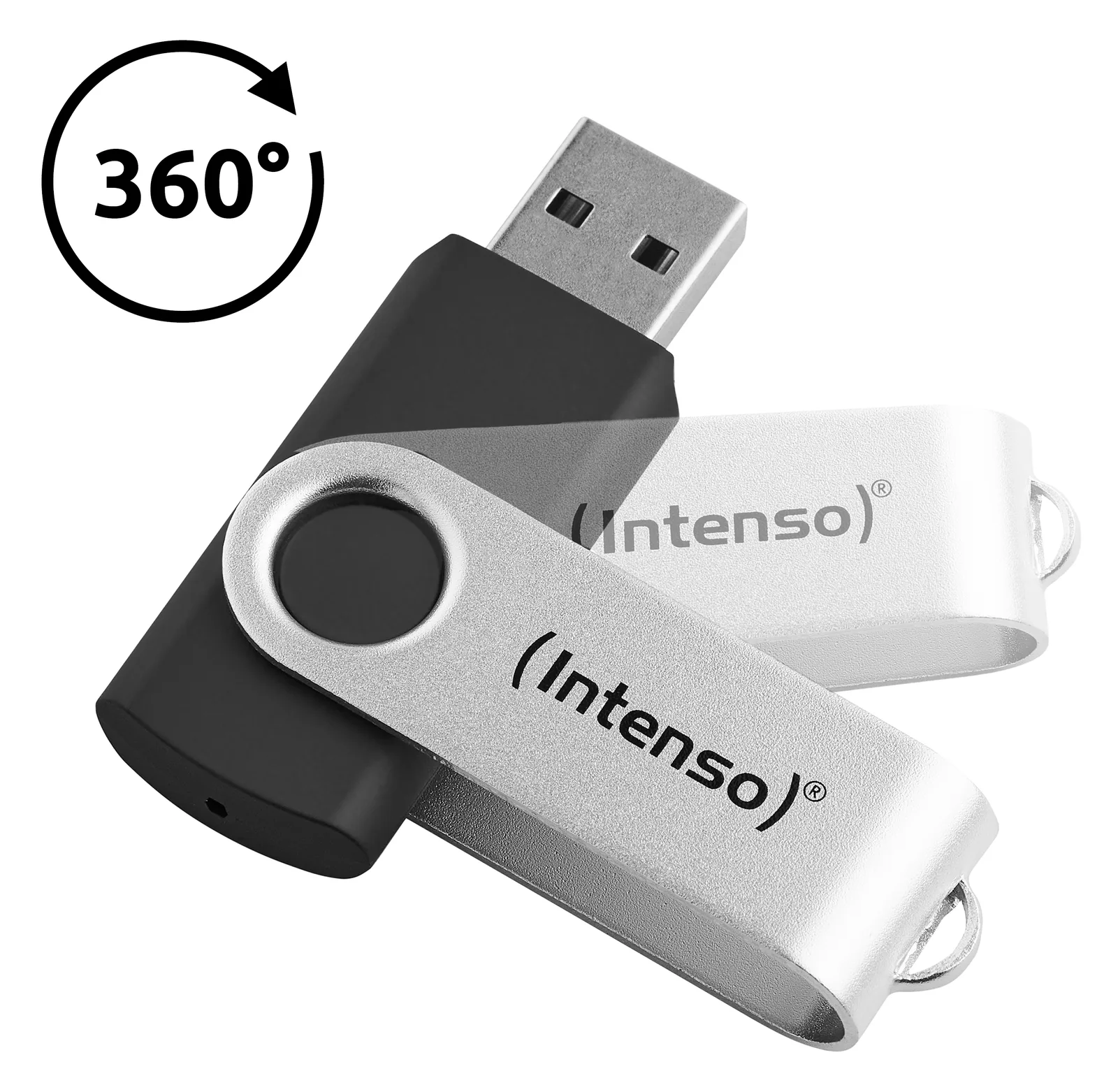 Intenso Office Line USB Stick 3.2 silber-schwarz - USB-Stick - 32 GB, Ansicht 3