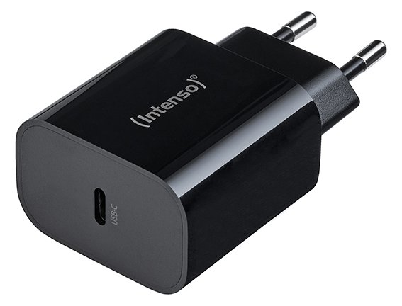 Intenso W20C black USB-C Adapter 20 W Schwarz