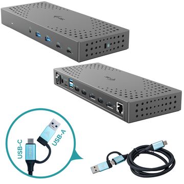 i-tec Dockingstation - USB-C / USB4 / USB 3.0 Thunderbolt 3 / Thunderbolt 4 von LumaTech