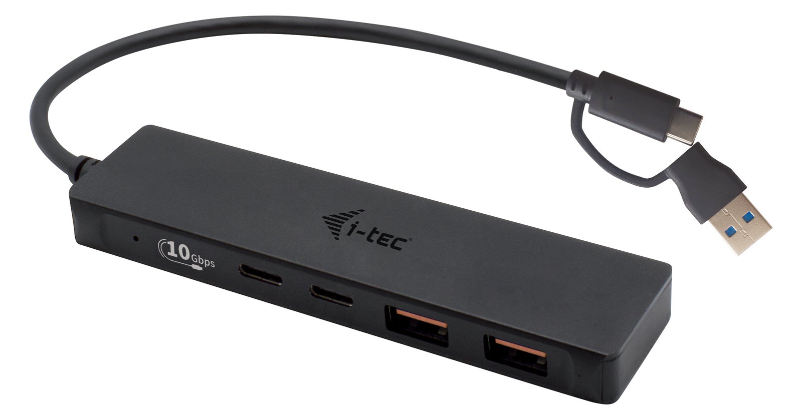 i-tec Hub - 2 x SuperSpeed USB 3.0 + 2 x USB-C 3.1 Gen 1