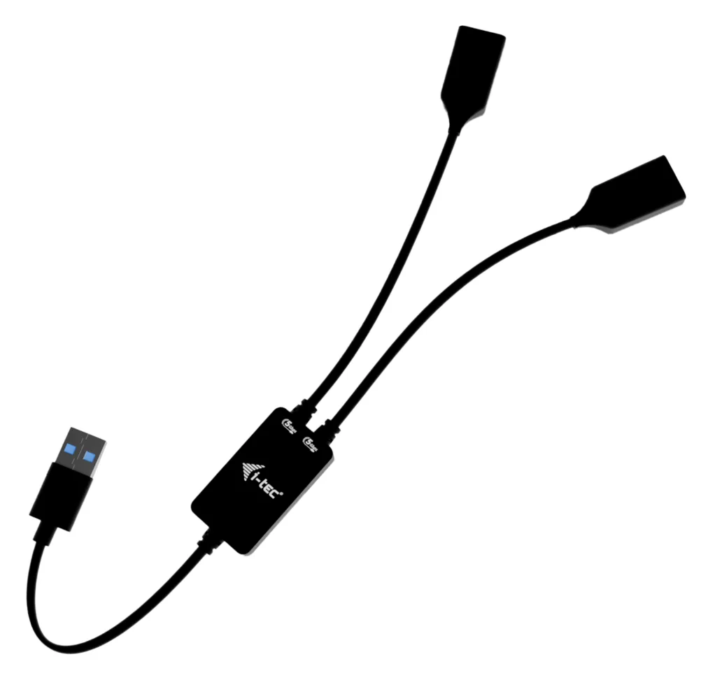 i-tec Hub - USB-A-Kabel - 2 x USB 3.2 Gen 1, Ansicht 2