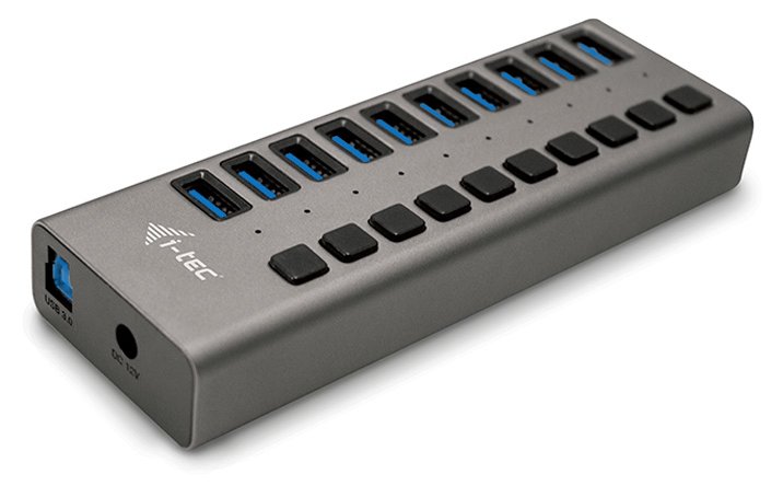 i-tec USB 3.0 Charging HUB 10 port + Power Adapter 48 W