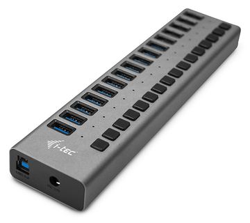 i-tec USB 3.0 Charging HUB 16 port + Power Adapter 90 W von LumaTech