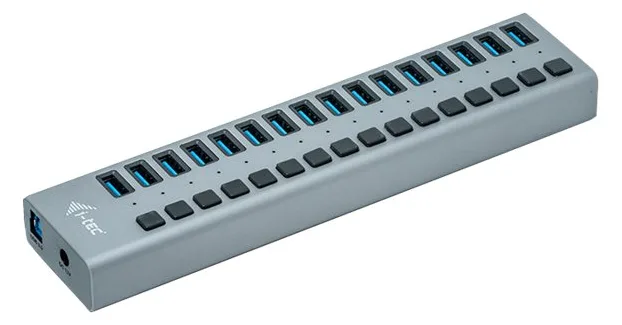 i-tec USB 3.0 Charging HUB 16 port + Power Adapter 90 W, Ansicht 3