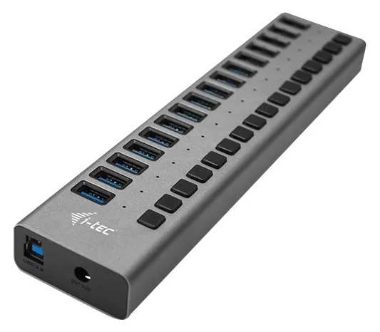 i-tec USB 3.0 Charging HUB 16 port + Power Adapter 90 W, Ansicht 4