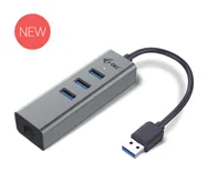 i-tec USB 3.0 Metal 3-Port - Hub - 3 x SuperSpeed USB 3.0 + 1 x 10/100/1000, Ansicht 5