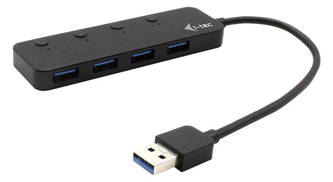 i-tec USB 3.0 Metal HUB 4 Port with individual On/Off Switches
