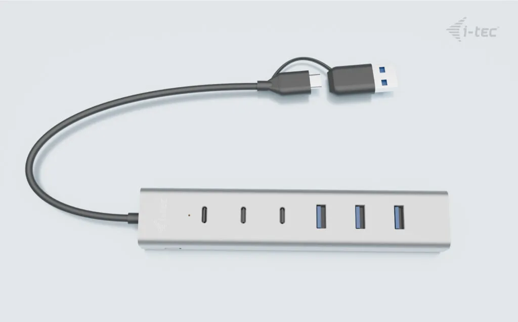 i-tec USB-A/USB-C 4 port HUB 1x USB-C US, Ansicht 2