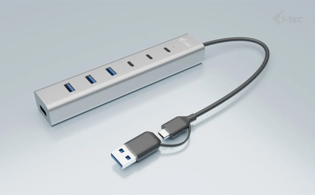 i-tec USB-A/USB-C 4 port HUB 1x USB-C US, Ansicht 4