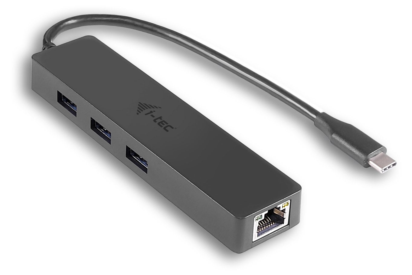 i-tec USB-C Slim HUB 3-Port mit Gigabit Ethernet Adapter