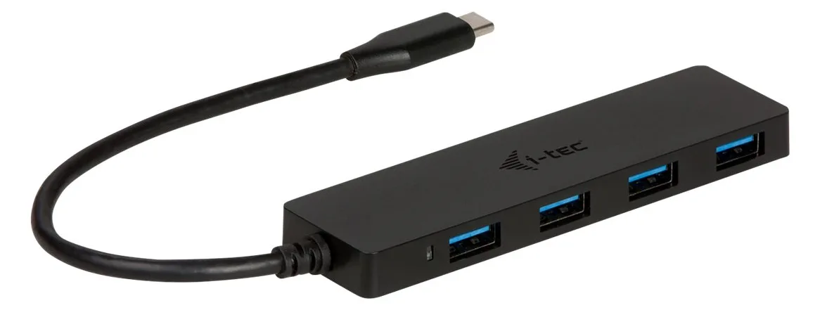 i-tec USB-C Slim Passive Hub - Hub - 4 x SuperSpeed USB 3.0, Ansicht 2