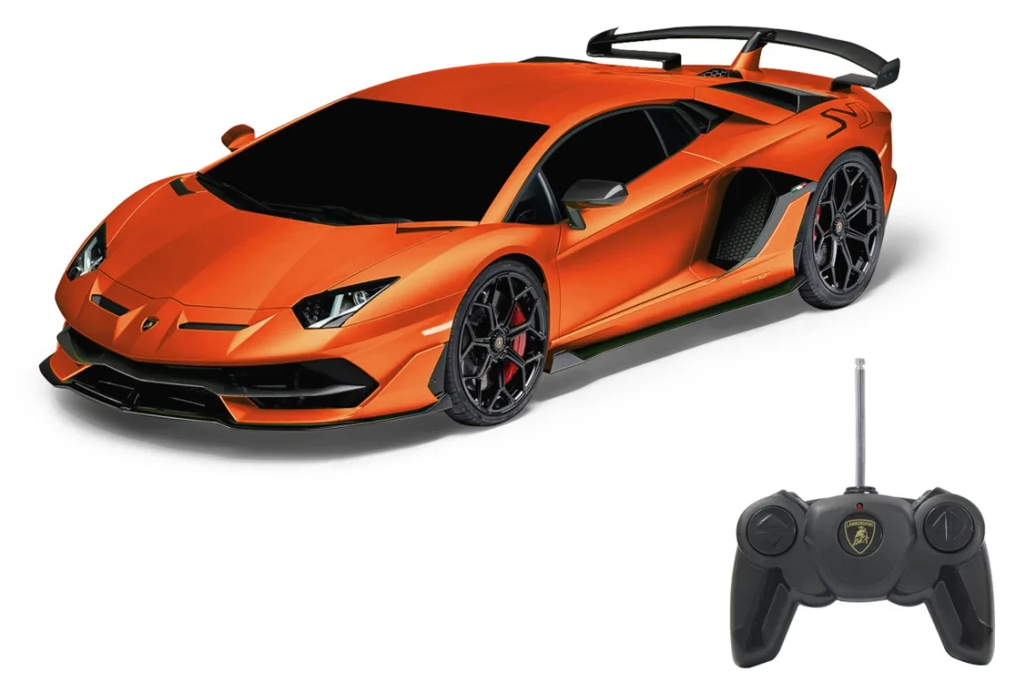 JAMARA Lamborghini Aventador SVJ 1:24 orange 27 MHz - Sportwagen - 1:24 - 6 Jahr(e), Ansicht 2