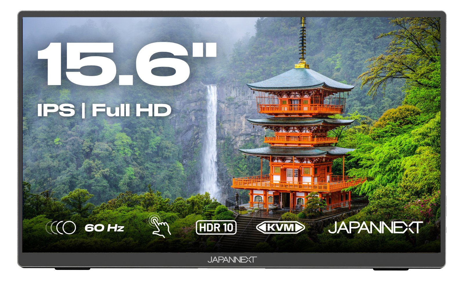 JAPANNEXT 39.6cm (15,6) JN-MD-i156FHDR-T HDMI/USB-C M-Touch FHD