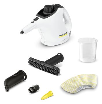 Kärcher SC 1 Cylinder steam cleaner 1200 W Black White von LumaTech