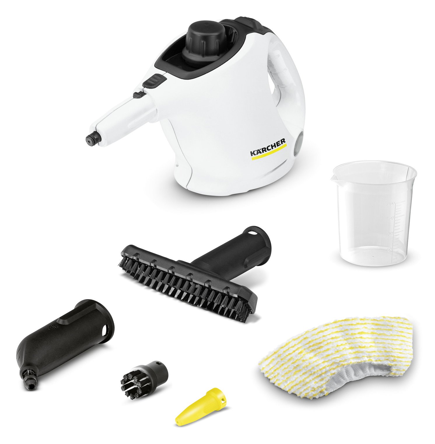 Kärcher SC 1 Cylinder steam cleaner 1200 W Black White