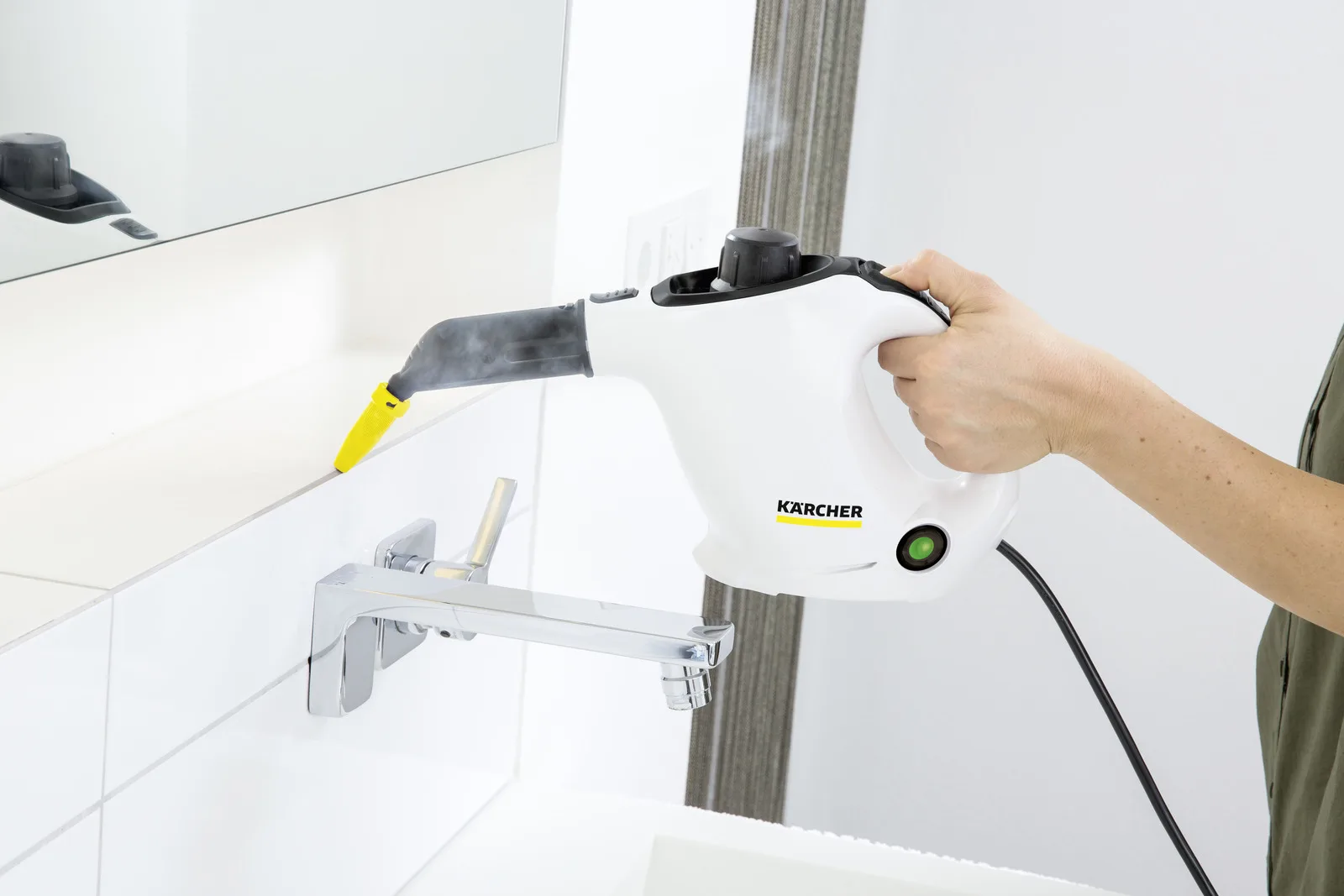 Kärcher SC 1 Cylinder steam cleaner 1200 W Black White, Ansicht 3