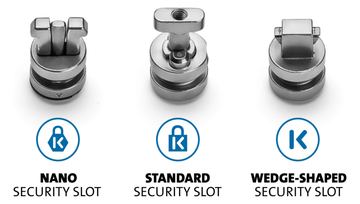 Kensington ClickSafe 3-in-1 Verankerung für T-Bar Wedge Nano Security Slot von LumaTech