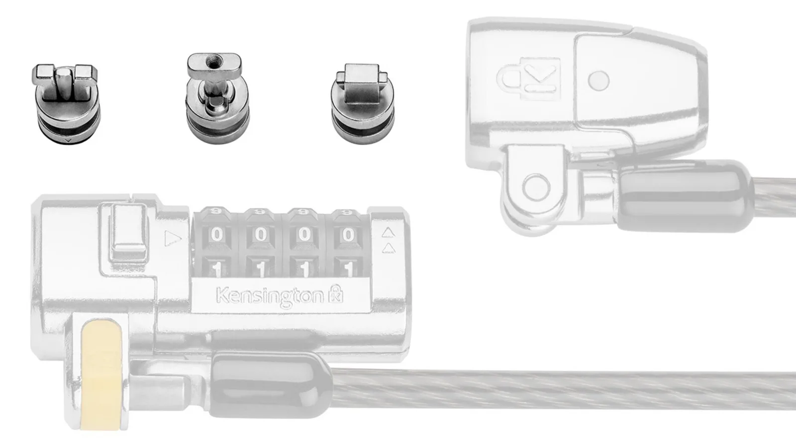 Kensington ClickSafe 3-in-1 Verankerung für T-Bar Wedge Nano Security Slot, Ansicht 2