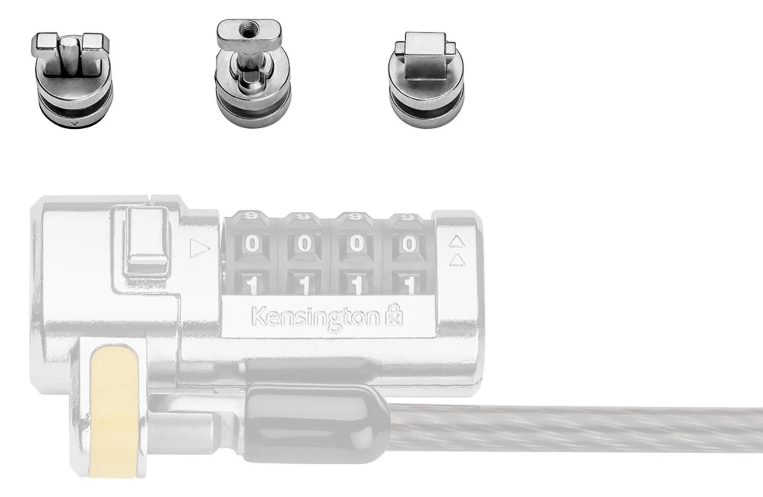Kensington ClickSafe 3-in-1 Verankerung für T-Bar Wedge Nano Security Slot, Ansicht 3