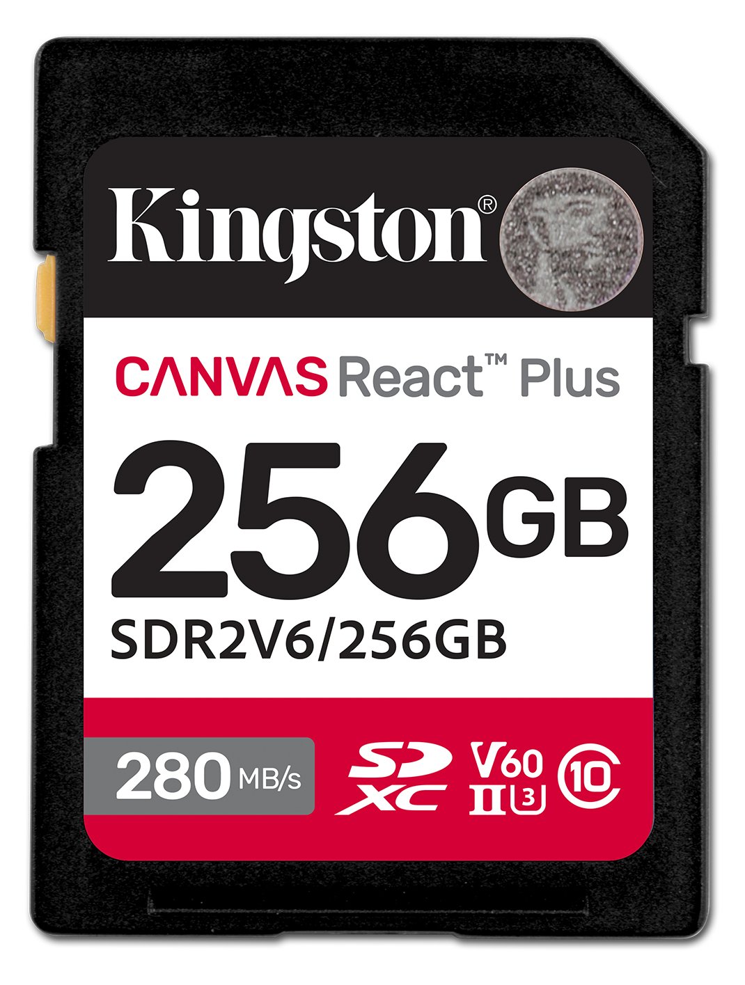 Kingston 256GB Canvas React Plus SDXC - Extended Capacity SD (SDXC)
