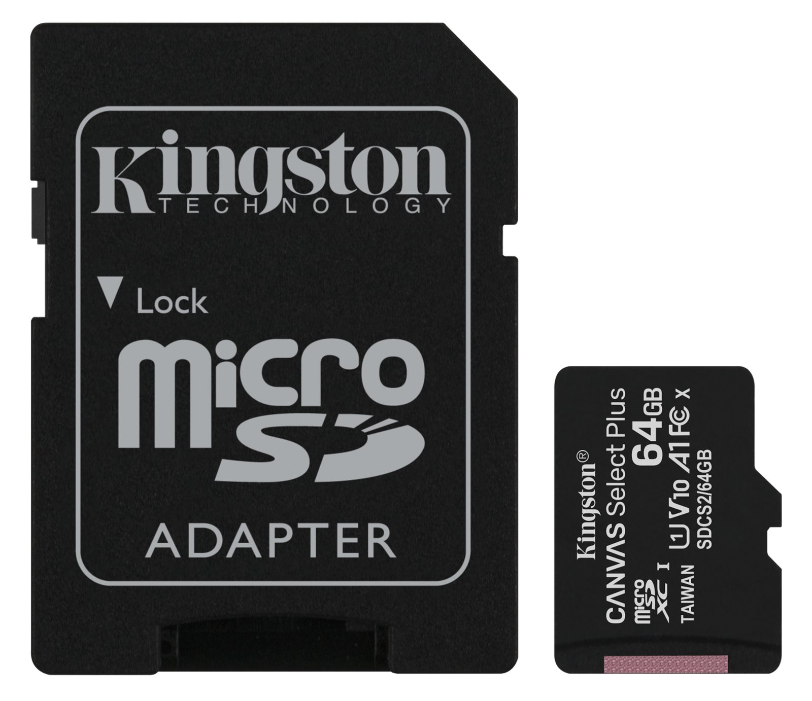 Kingston Canvas Select Plus - Flash-Speicherkarte (microSDXC-an-SD-Adapter inbegriffen)