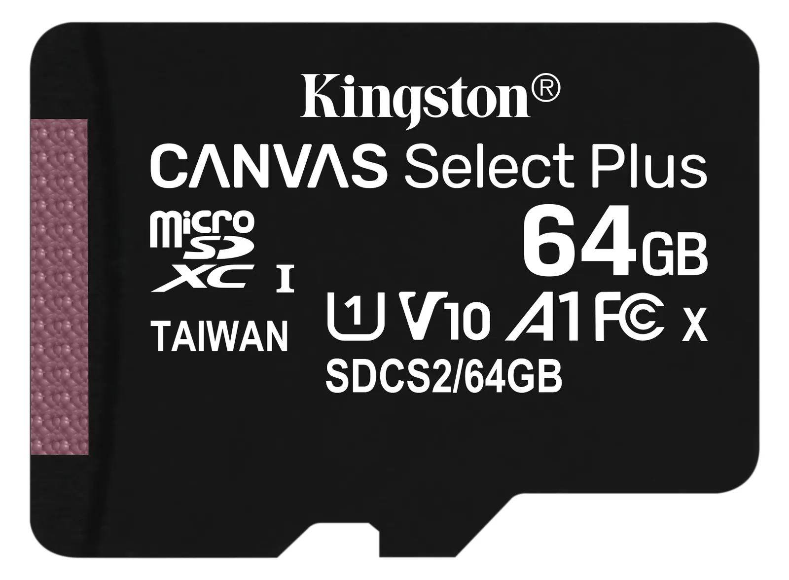 Kingston Canvas Select Plus - Flash-Speicherkarte (microSDXC-an-SD-Adapter inbegriffen) - 64 GB China, Ansicht 4