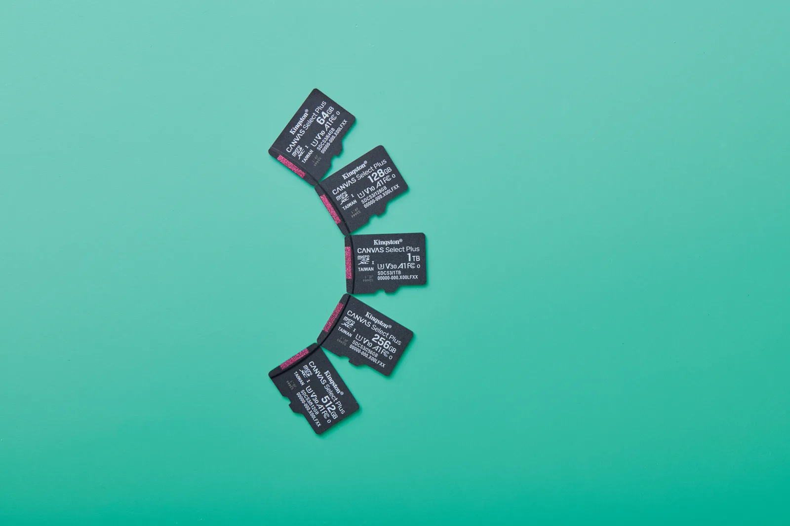 Kingston Canvas Select Plus - Flash-Speicherkarte (microSDXC-an-SD-Adapter inbegriffen) - 64 GB China, Taiwan, Ansicht 2