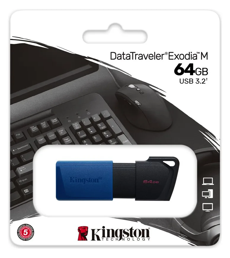 Kingston DataTraveler Exodia M - USB-Flash-Laufwerk - 64 GB, Ansicht 5