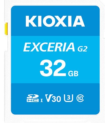 Kioxia Exceria G2 SD Card 32GB - Secure Digital (SD)