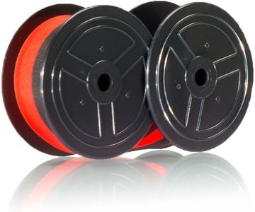 KMP Schwarz / Rot - 13 mm x 6 m - Farbband