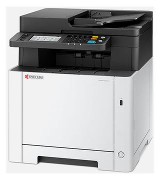 Kyocera ECOSYS MA2600cfx Farblaserdrucker, Komfortables Touchpanel für einfache Bedienung von LumaTech