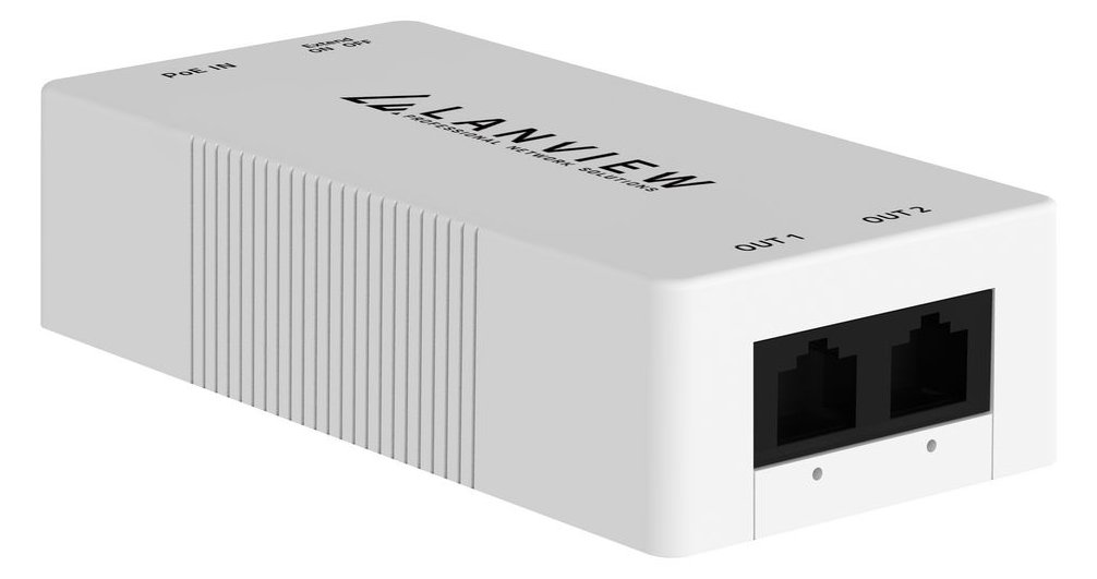 Lanview 1000Mb POE Extender With 30Watts Up to 250m
