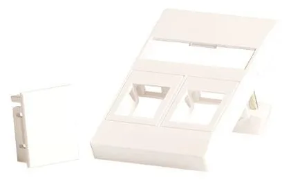 Lanview LVN126097 - Weiß - Schraubenlos - Lanview - Schlussstein-Adapterplatte - 50 mm - 75 mm, Ansicht 2