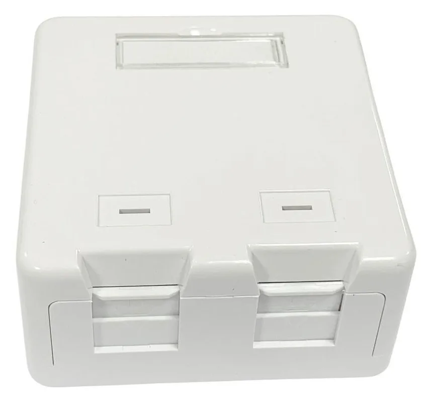 Lanview LVN127767 - 2 x RJ-45 - Schrauben - Weiß - Kunststoff - 36,5 g - 43 g, Ansicht 3