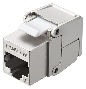 Lanview LVN128082 - Flach - Metallisch - RJ-45 - RJ-45 - Männlich - Weiblich von LumaTech