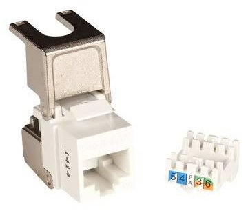 Lanview LVN128146 - Flach - Metallisch - RJ-45 - RJ-45 - Weiblich - Männlich