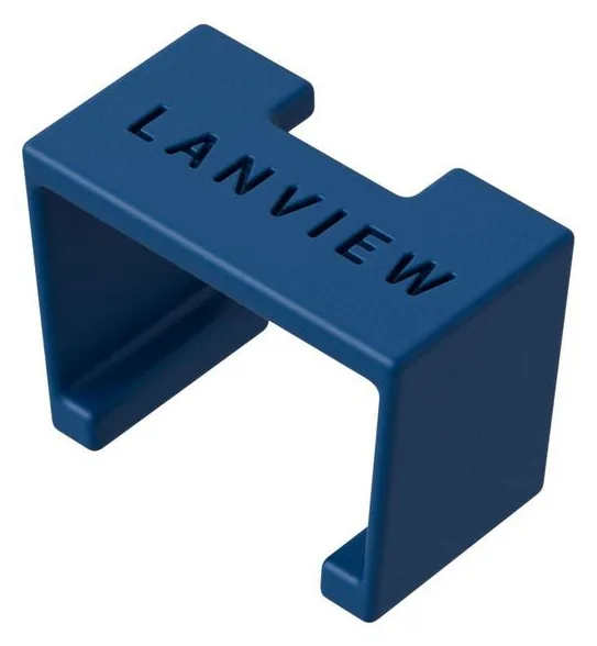 Lanview LVT-SC-B - Farbcodierungsclip - Blau - Kunststoff - Cat6a - 10 mm - 5 mm, Ansicht 2