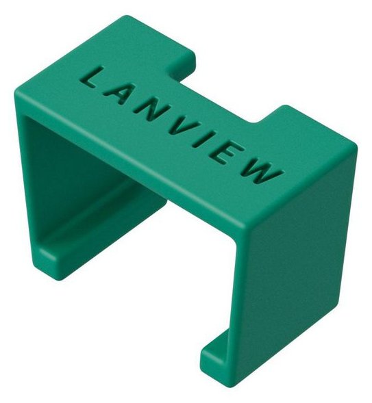 Lanview LVT-SC-G - Farbcodierungsclip - Grün - Kunststoff - Cat6a - 10 mm - 5 mm