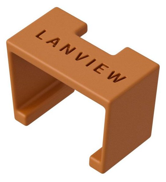Lanview LVT-SC-O - Farbcodierungsclip - Orange - Kunststoff - Cat6a - 10 mm - 5 mm