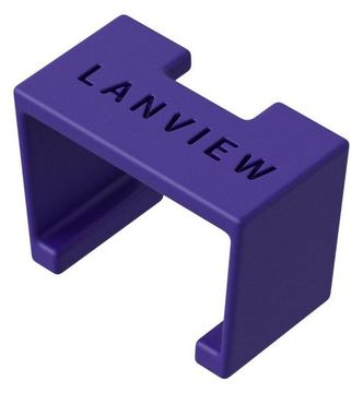 Lanview LVT-SC-P - Farbcodierungsclip - Violett - Kunststoff - Cat6a - 10 mm - 5 mm von LumaTech